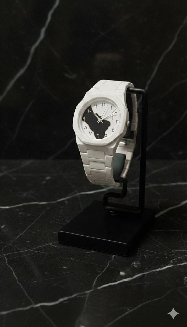 AURA WATCH ARABIC MARBEL DAIL WHITE